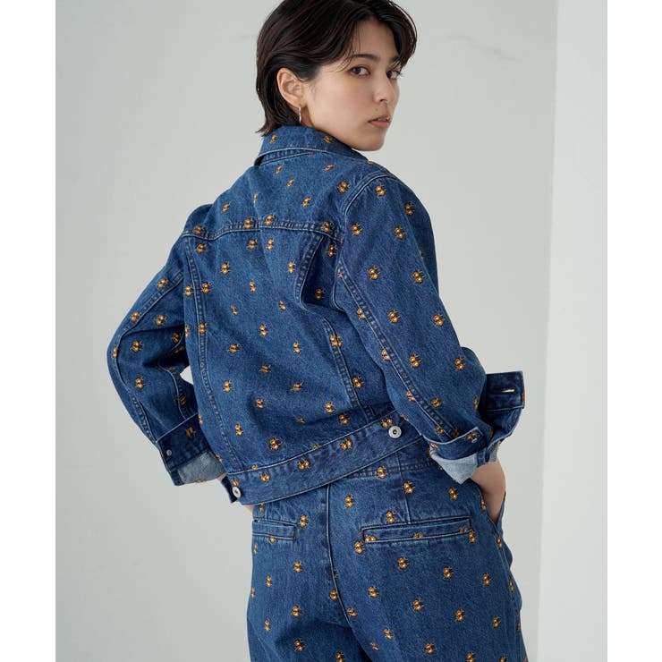 Loungedress】花柄刺繍デニムJK[品番：PALW0004086]｜PAL GROUP