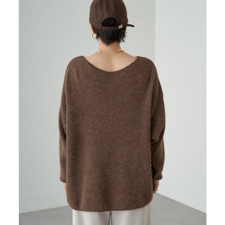 【最終値下】Loungedress アルパカ鹿子ニット　新品 最終値下】Loungedress アルパカ鹿子ニット 新品