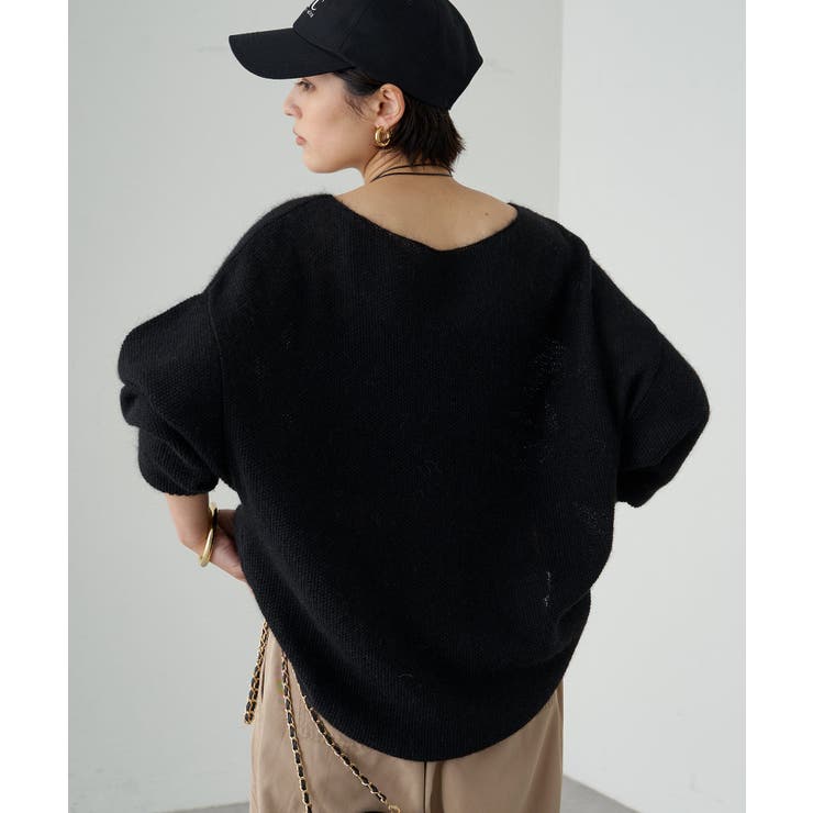 【最終値下】Loungedress アルパカ鹿子ニット　新品 Loungedress】アルパカ鹿子ニット | OUTLET(アウトレット