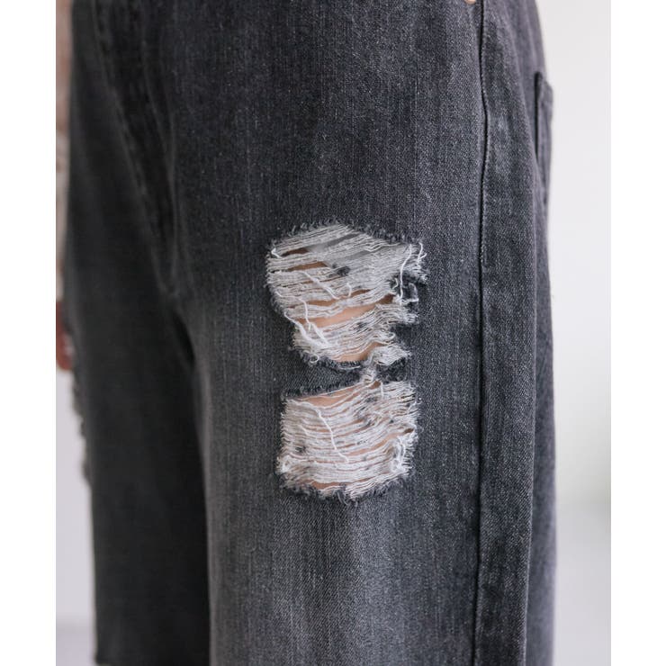 【w closet】ダメージデニムパンツ | PAL GROUP OUTLET | 詳細画像4 