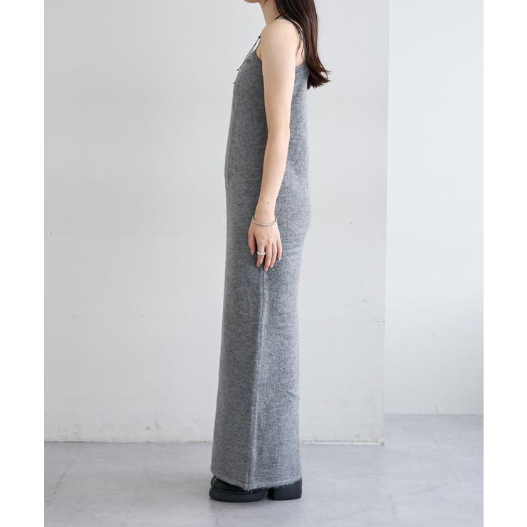 mystic】シャギーベストワンピースSET[品番：PALW0004122]｜PAL