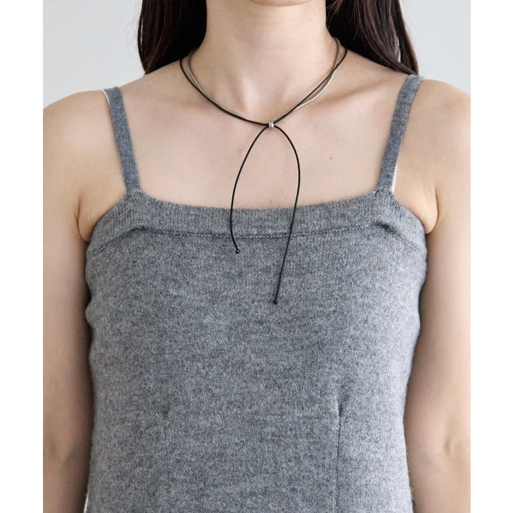 mystic】シャギーベストワンピースSET[品番：PALW0004122]｜PAL