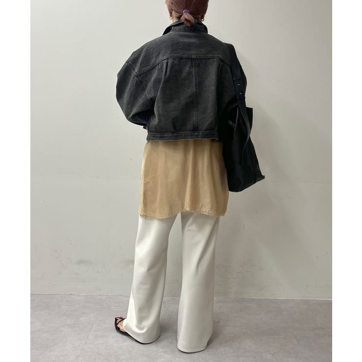 【新品】SHENERY シーナリー デニムジャケット/Free size SHENERY シーナリー デニムジャケット インディゴ 濃紺
