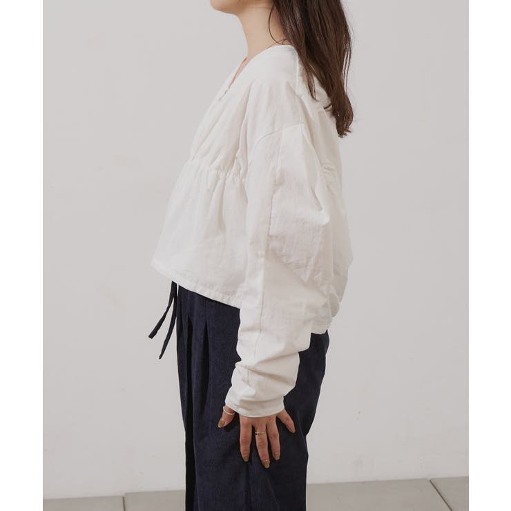 Kastane】ランダムシャーリングブラウス[品番：PALW0004183