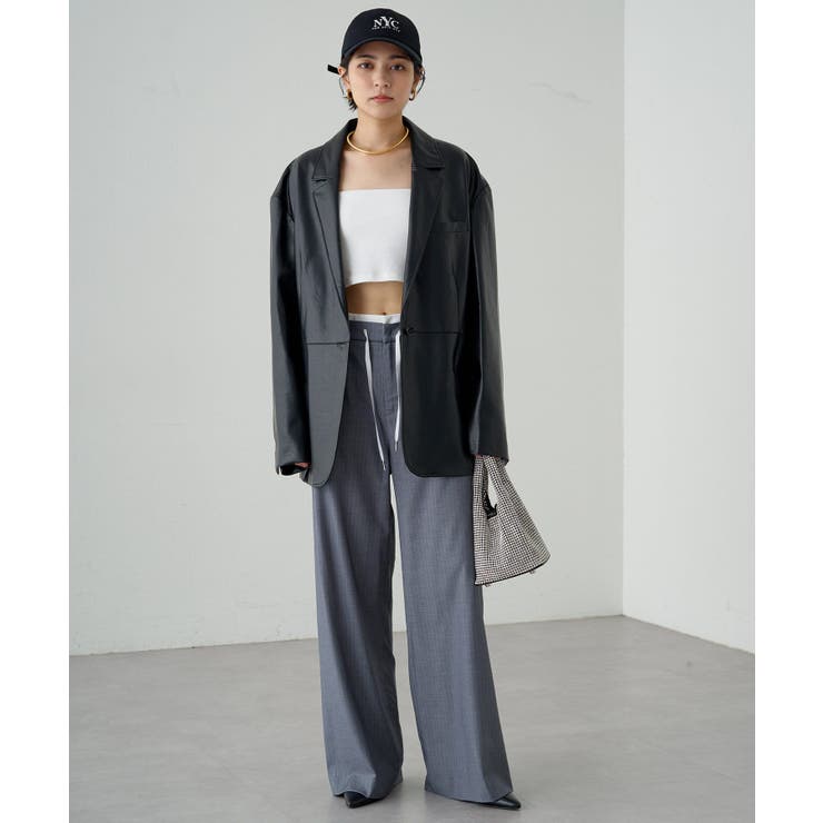 全ての Loungedress】フェイクレザーJK[品番：PALW0004189]｜PAL GROUP ジャケット・アウター
