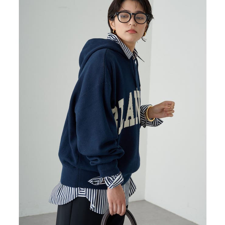 【限定製作】 Loungedress】ロゴフードKN[品番：PALW0004190]｜PAL GROUP トップス
