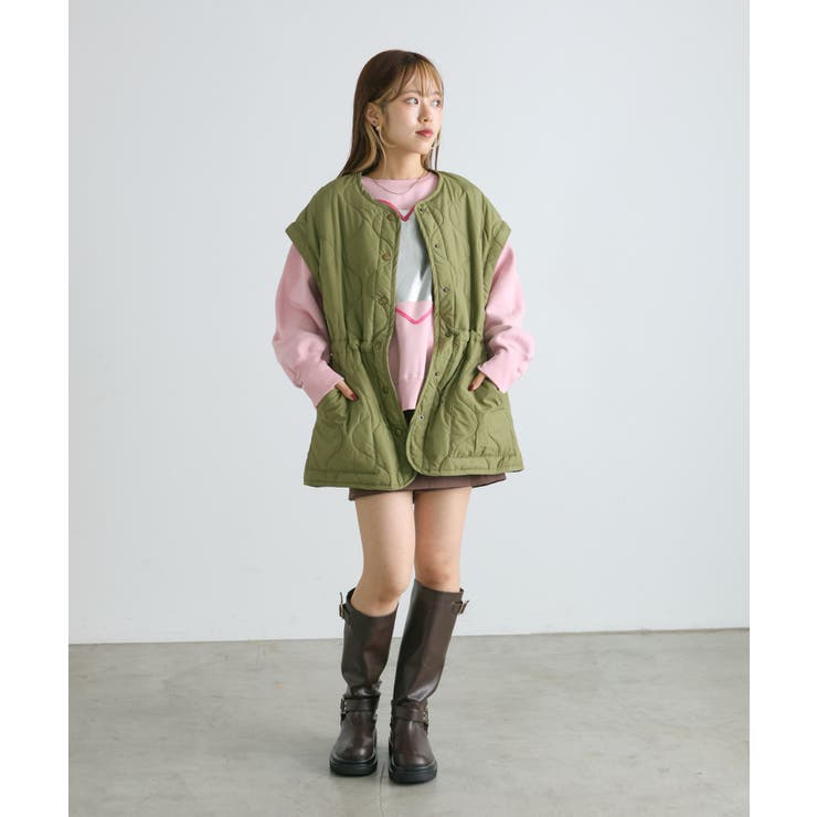 w closet】2WAYキルティングジャケット[品番：PALW0004263
