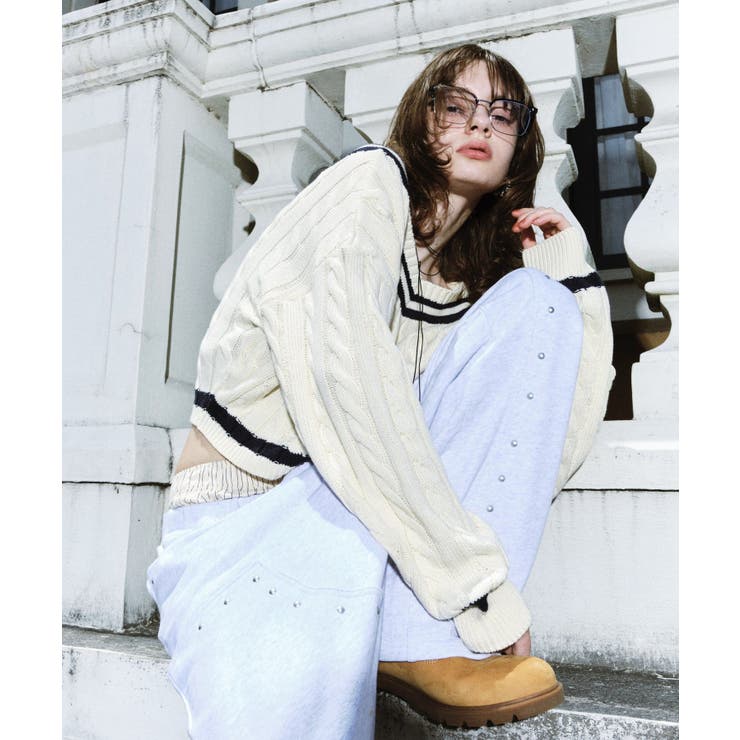 超希少】GUCCI ニット 『L』 ゴールド イタリア製 チルデンVネック