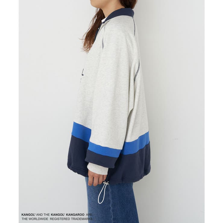 Ciaopanic【WOOAH×KANGOL】新品ハーフジップスウェット　完売品 Ciaopanic【WOOAH×KANGOL】新品ハーフジップスウェット 完売品