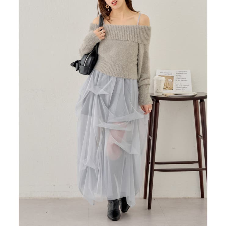 チコ フーズフーチコ スカート ニット キャミソールワンピース セット