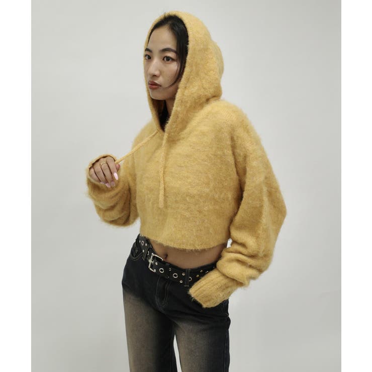 WHO'S WHO gallery】モヘアライクニットパーカー[品番：PALW0004309]｜PAL GROUP  OUTLET（パルグループアウトレット）のレディースファッション通販｜SHOPLIST（ショップリスト）