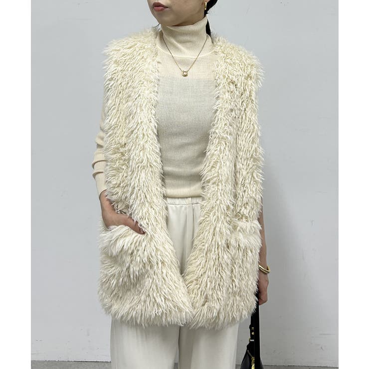 【25％OFF】 Loungedress】フェイクファーベスト[品番：PALW0004326]｜PAL トップス