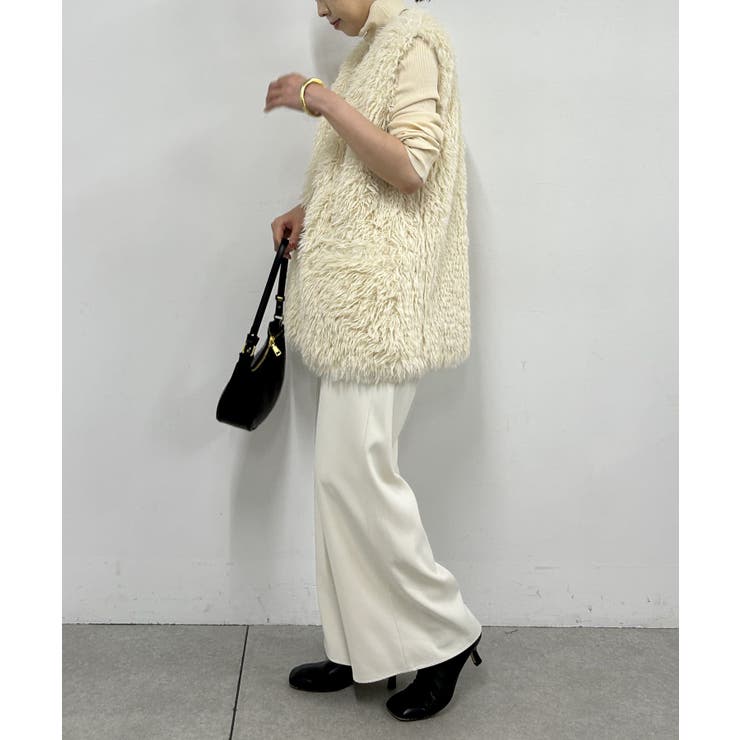 Loungedress】フェイクファーベスト[品番：PALW0004326]｜PAL