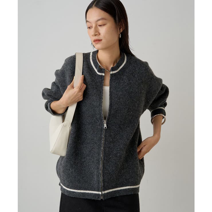 流行 Loungedress】ジャガードZIPBZ[品番：PALW0004339]｜PAL GROUP ジャケット・アウター