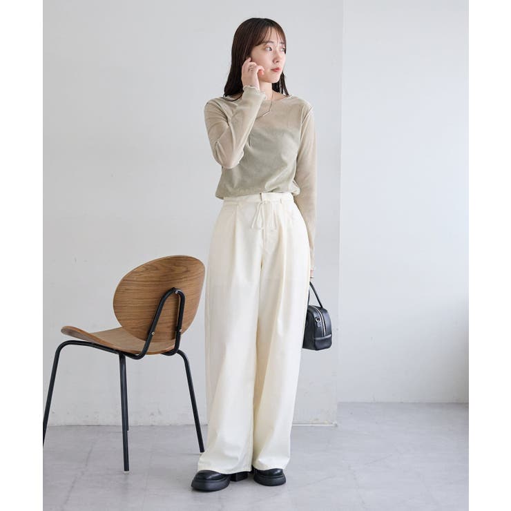 【mystic】リボンスラックス | PAL GROUP OUTLET | 詳細画像12 