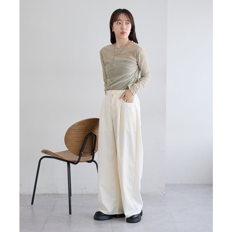 【mystic】リボンスラックス | PAL GROUP OUTLET | 詳細画像13 