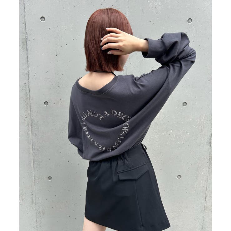 【mystic】BACKｽﾄｰﾝﾛｺﾞﾛﾝT