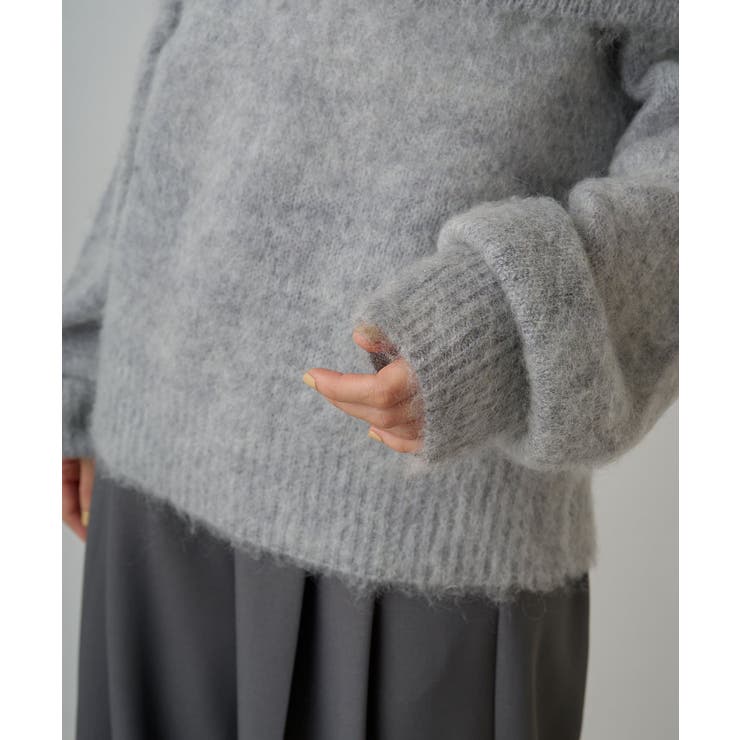 パル PAL 【Loungedress】オフショルニット （gray
