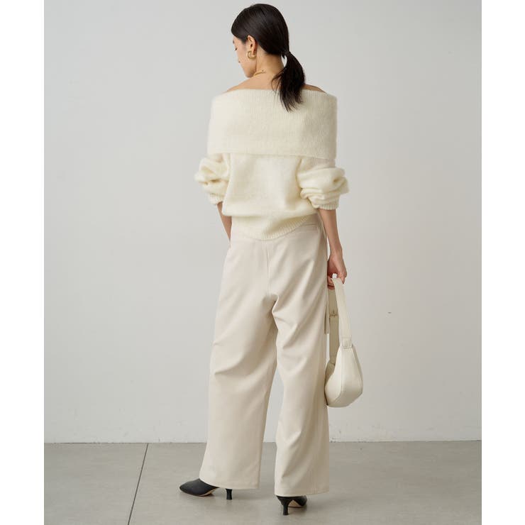 LOUNGEDRESS オフショルダー ニットラウンジドレス セール】【Loungedress】オフショルニット(507784740) | パル