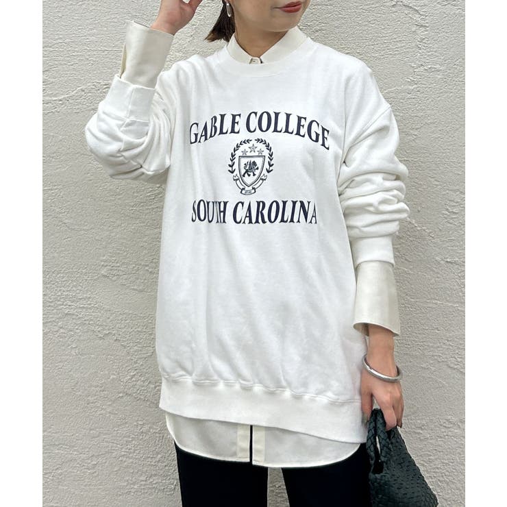 Loungedress】カレッジロゴスウェットPO[品番：PALW0004343