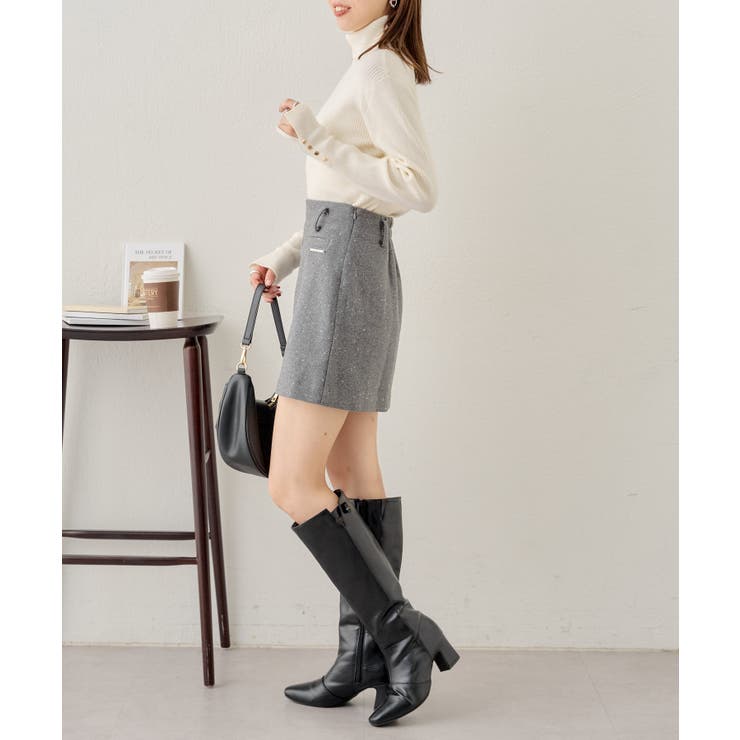 Chico】ネップウール台形ミニSK[品番：PALW0004347]｜PAL GROUP  OUTLET（パルグループアウトレット）のレディースファッション通販｜SHOPLIST（ショップリスト）
