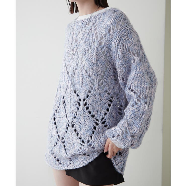 mystic】透かし編みニット[品番：PALW0004379]｜PAL GROUP OUTLET