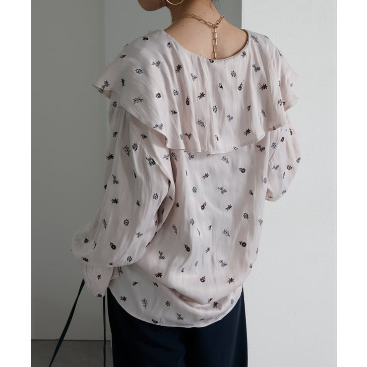 【Omekashi】フラワー刺繍ケープブラウス[品番：PALW0004386]｜PAL GROUP  OUTLET（パルグループアウトレット）のレディースファッション通販｜SHOPLIST（ショップリスト）