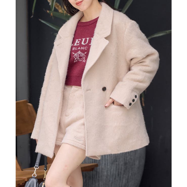 Chico】シャギージャケットコート[品番：PALW0004421]｜PAL GROUP  OUTLET（パルグループアウトレット）のレディースファッション通販｜SHOPLIST（ショップリスト）
