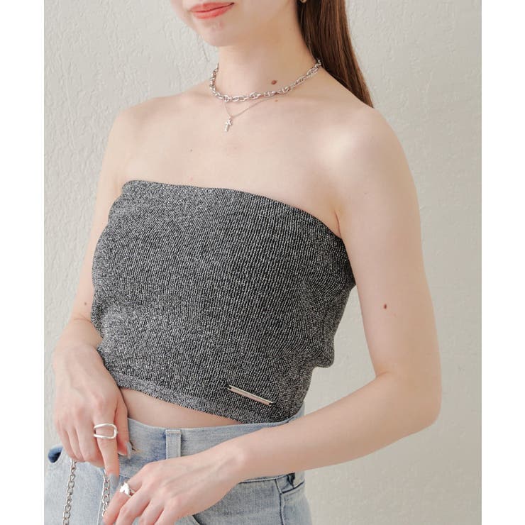期間限定30％OFF! Chico】ラメチューブトップ[品番：PALW0004454]｜PAL GROUP トップス