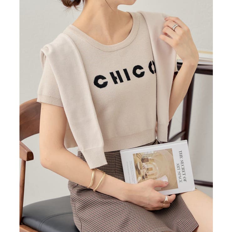 BEI | 【Chico】ロゴ刺?KNIT | PAL GROUP OUTLET