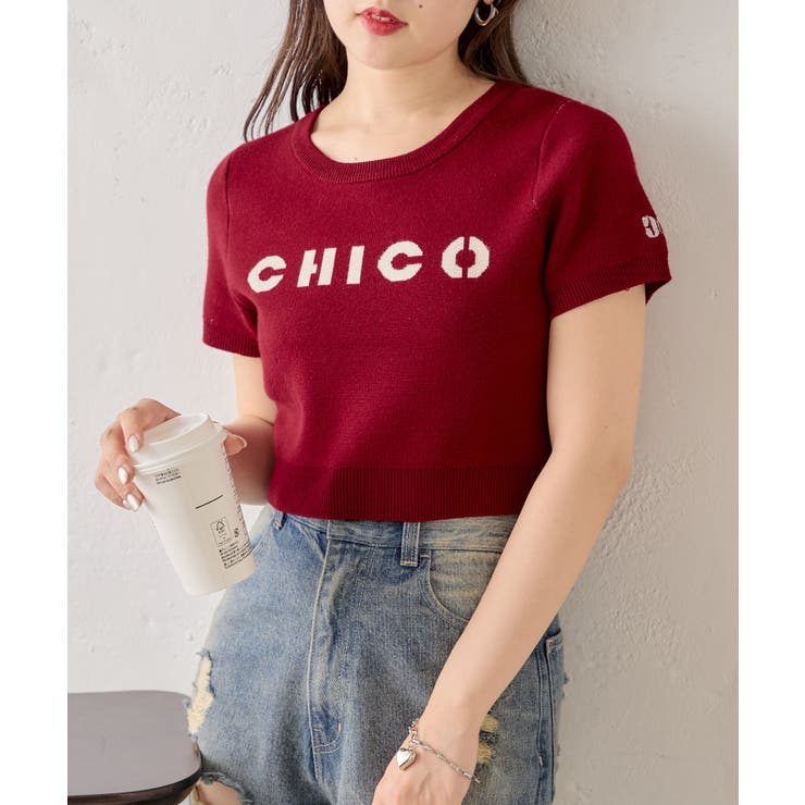 【Chico】ロゴ刺?KNIT | PAL GROUP OUTLET | 詳細画像1 