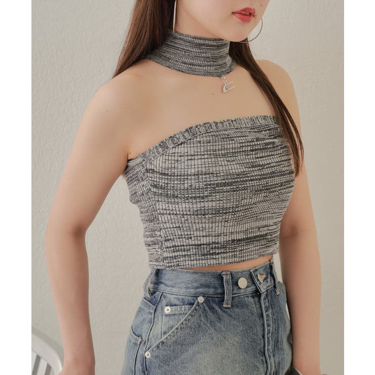 Chico】チョーカーチャームベアビスチェ[品番：PALW0004455