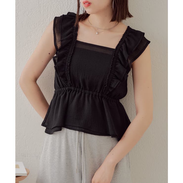 Chico】フリルペプラムBL[品番：PALW0004477]｜PAL GROUP OUTLET