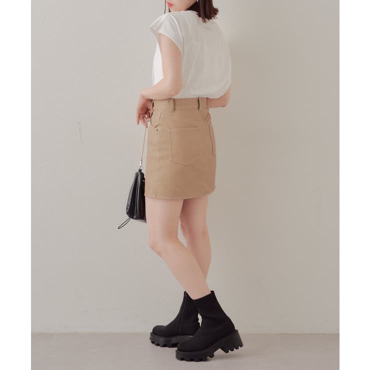 Chico】レザー台形ミニSK[品番：PALW0004462]｜PAL GROUP OUTLET（パル