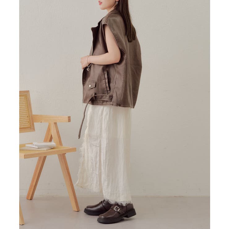 タロッコ] ラムレザー ボンバー ジャケット, brown | MAX&Co.