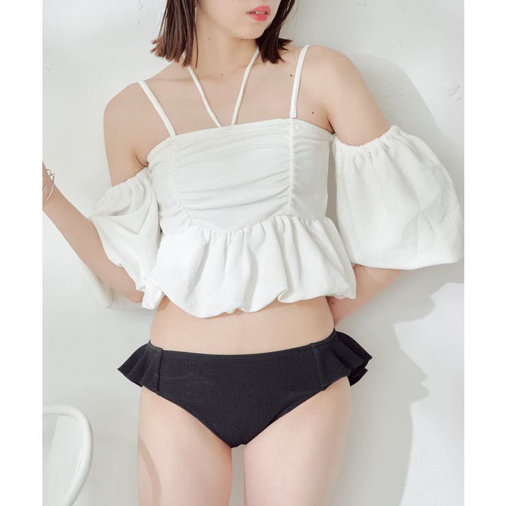 Chico】オフショルペプラムベアTOPS[品番：PALW0004499]｜PAL
