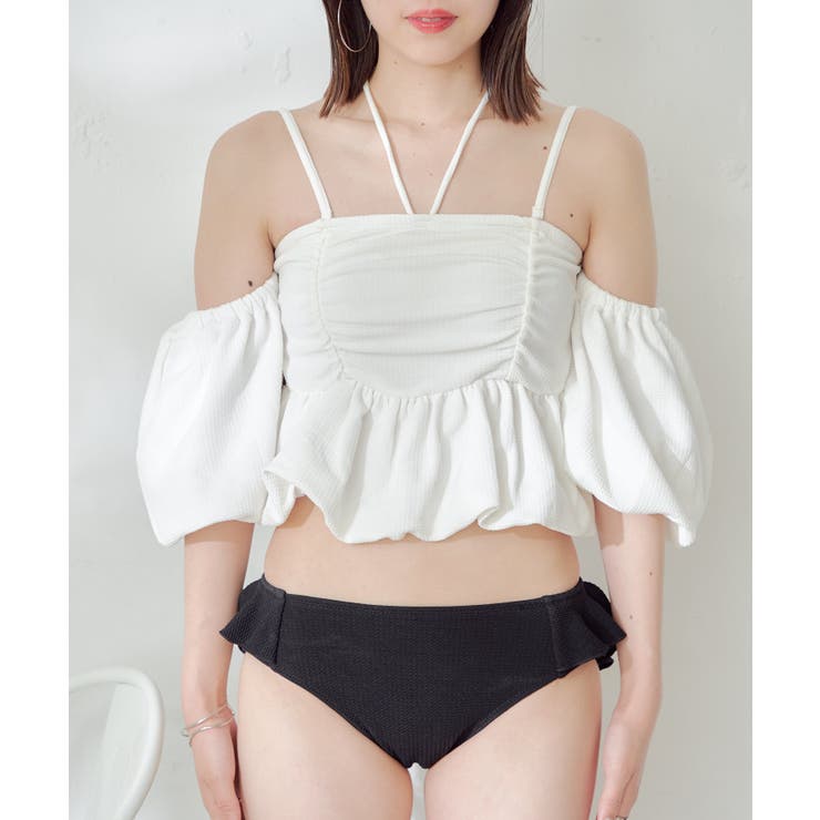 タックペプラムベアTOPS SNIDEL（スナイデル）の「タックペプラムベアTOPS（シャツ