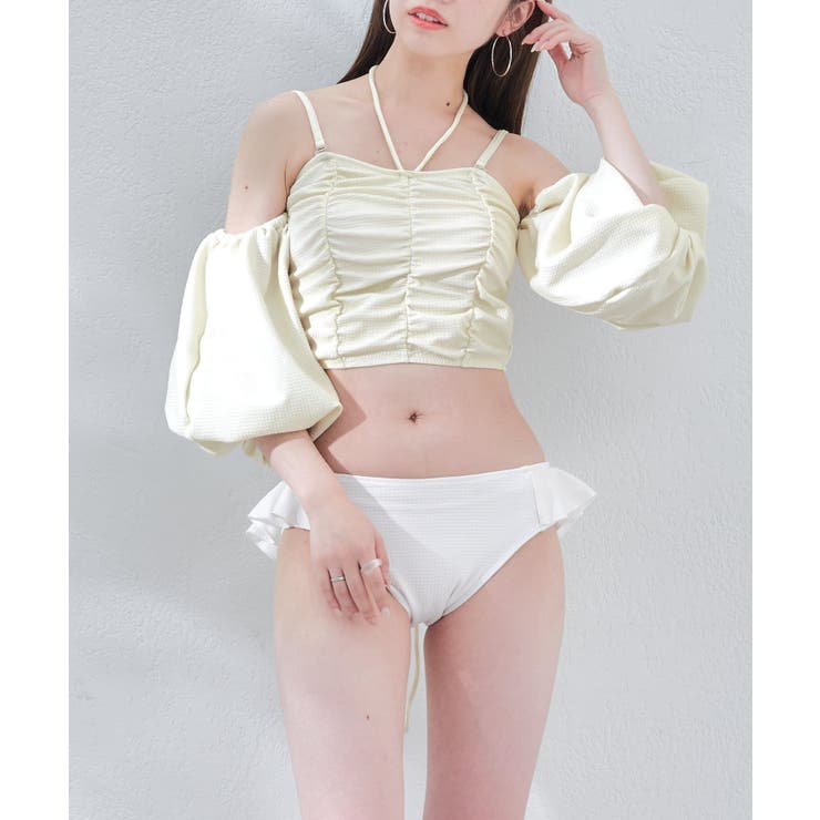 Chico】オフショルシャーリングTOPS[品番：PALW0004487]｜PAL