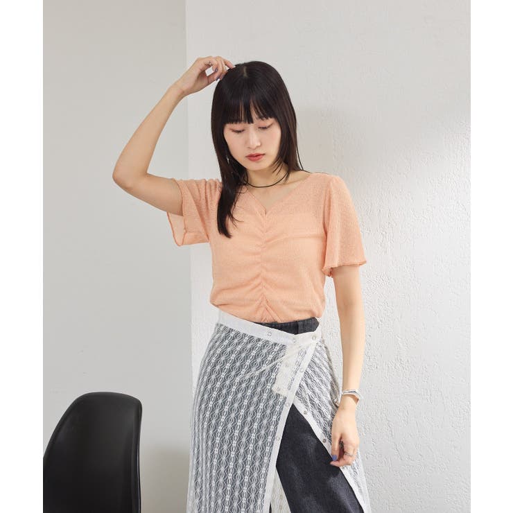 【Kastane】シャーリング半袖Tee | PAL GROUP OUTLET | 詳細画像9 