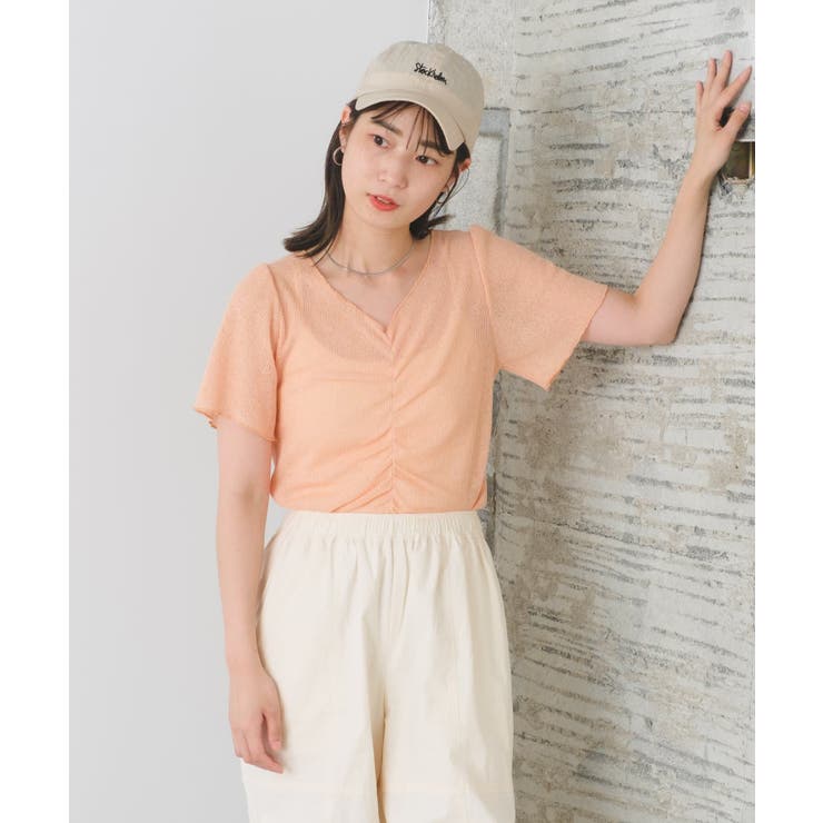 【Kastane】シャーリング半袖Tee | PAL GROUP OUTLET | 詳細画像15 