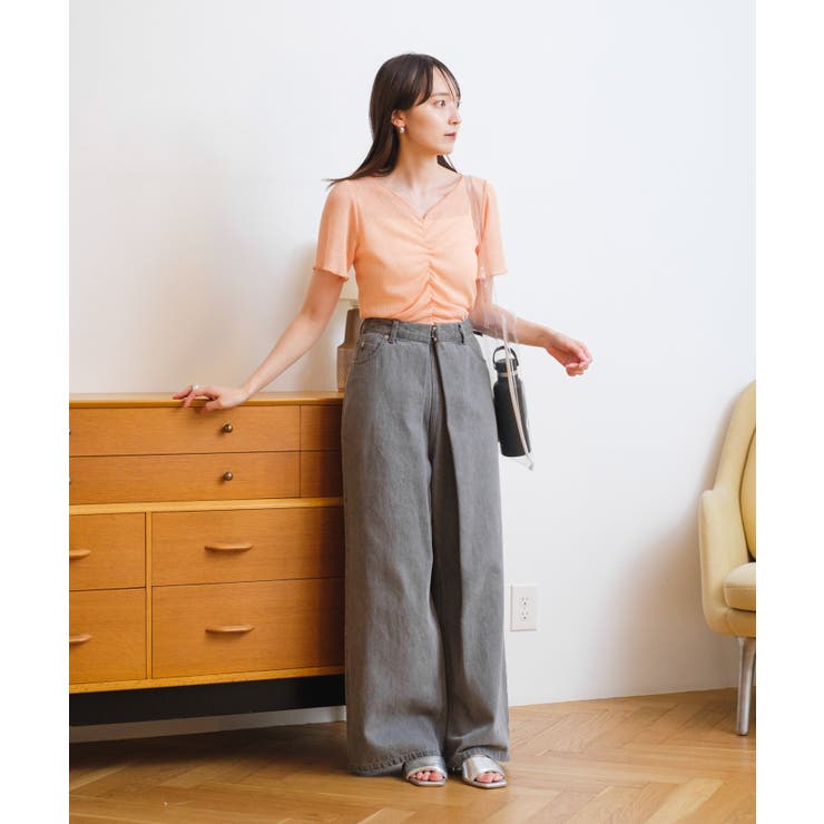 【Kastane】シャーリング半袖Tee | PAL GROUP OUTLET | 詳細画像7 