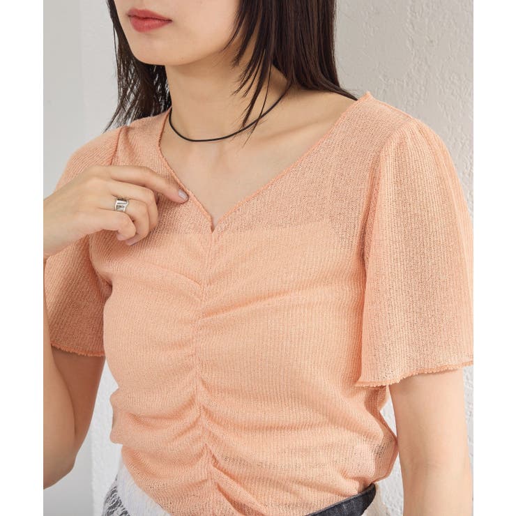 【Kastane】シャーリング半袖Tee | PAL GROUP OUTLET | 詳細画像8 