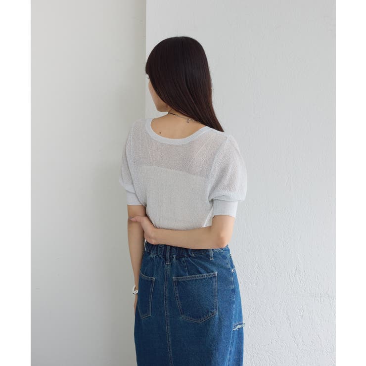 【Kastane】ラメシアーニットプルオーバー | PAL GROUP OUTLET | 詳細画像14 