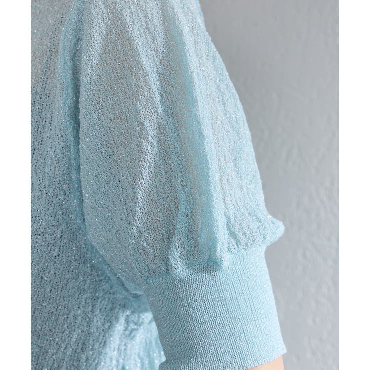 【Kastane】ラメシアーニットプルオーバー | PAL GROUP OUTLET | 詳細画像34 