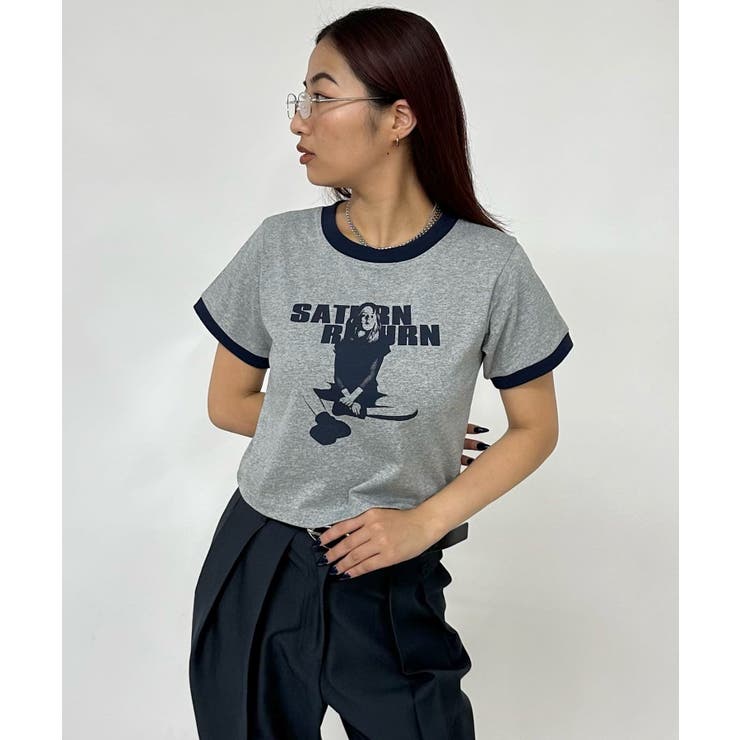 入手困難　プリンセスヌーボーコレクション　アリエル　ウエスタンシャツ WHO'S WHO gallery】シャーロットリンガーTEE[品番：PALW0004620