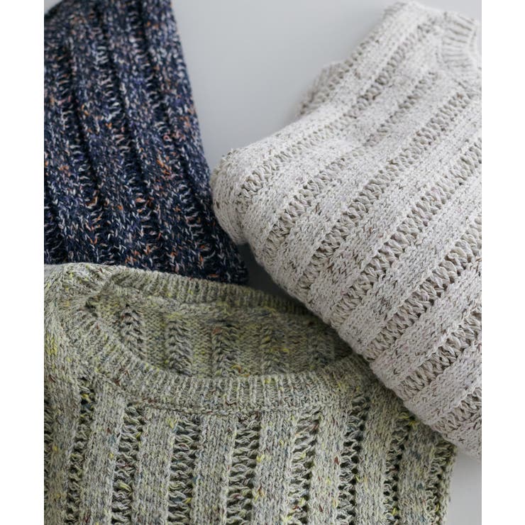 【Discoat】MIX糸ワイドリブプルオーバー | PAL GROUP OUTLET | 詳細画像17 