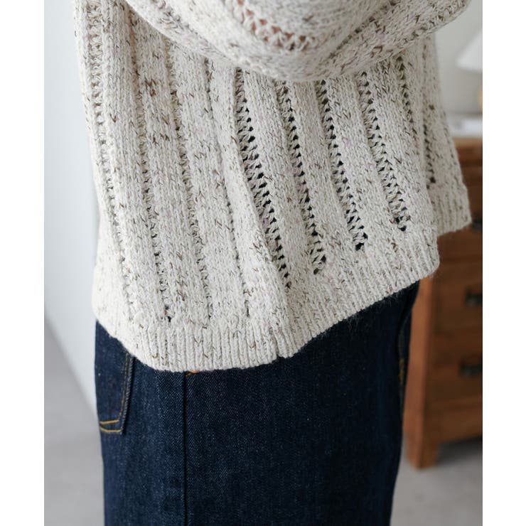 【Discoat】MIX糸ワイドリブプルオーバー | PAL GROUP OUTLET | 詳細画像20 