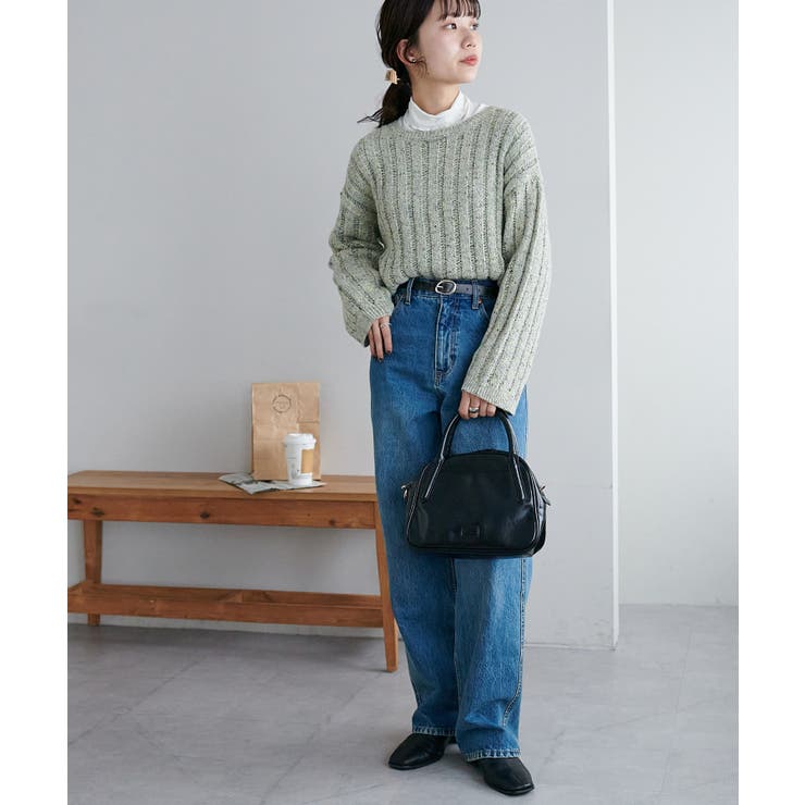 【Discoat】MIX糸ワイドリブプルオーバー | PAL GROUP OUTLET | 詳細画像28 