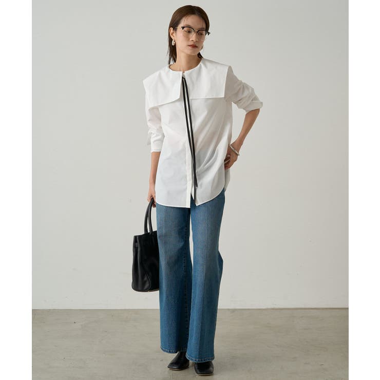 Loungedress】ボウタイカラーBL[品番：PALW0004677]｜PAL GROUP