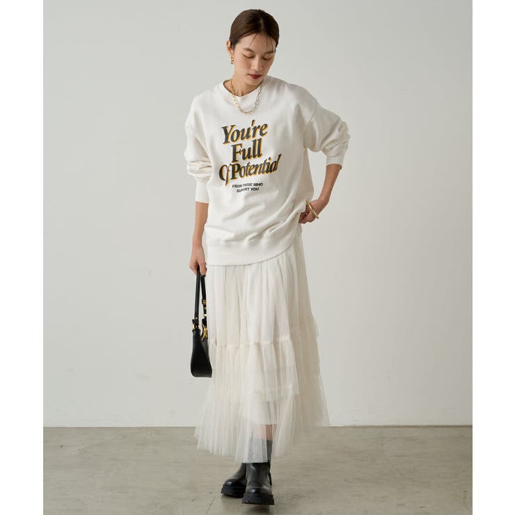 Loungedress】カレッジロゴスウェットPO[品番：PALW0004343
